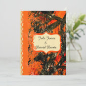 Red Neck Wedding Einladung (Stehend Vorderseite)