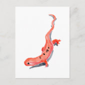 Red Newt Postkarte (Vorderseite)