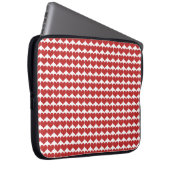 Red Niedlich Hearts Pattern Laptop Sleeve (Vorne Rechts)