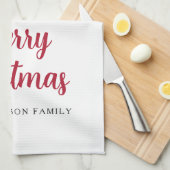 Red Niedlich Nutcracker Frohe Weihnachten Geschirrtuch (Viertel Falte)