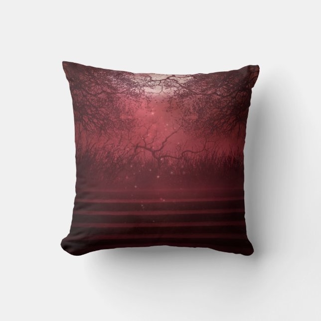 Red Night Fantasy Pillow Kissen (Vorderseite)