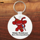 Red Ninja Claw Schlüsselanhänger (Vorderseite)