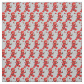 Red Ninja Design Fabric Stoff (Muster)