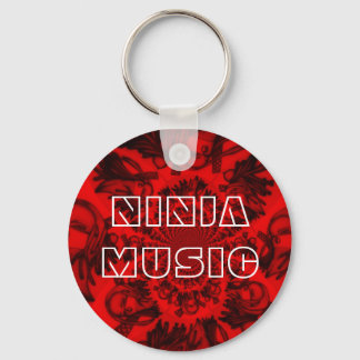 Red Ninja Music Key-Kette Schlüsselanhänger