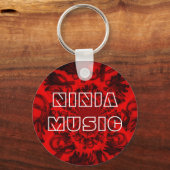 Red Ninja Music Key-Kette Schlüsselanhänger (Vorderseite)