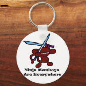Red Ninja Overhead Schlüsselanhänger (Vorderseite)