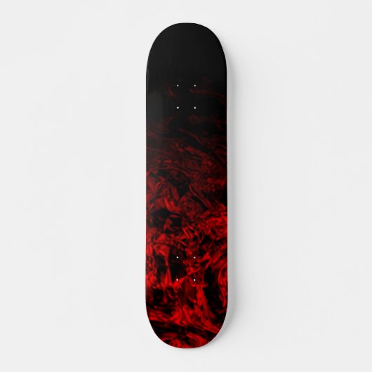 Red Nite Black Gradient Polygon swirl personalize Skateboard (Vorne)