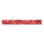 Red Nordic Star Christmas Bright Satinband (Vorderseite)