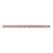 RED NORDIC STRICK 1,5" Breitseitiges Satinband (Vorderseite)