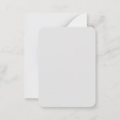 RED NORDIC STRICK 3.5x2.5 Flachkarte / Vertikal Mitteilungskarte (Rückseite)