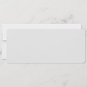 RED NORDIC STRICK 4x9.25 Flachkarte / Horizontal Karte (Rückseite)