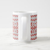 RED NORDIC STRICK Big Tasse (Rückseite)