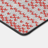 RED NORDIC STRICK Office Studio Desktop Mat Schreibtischunterlage (Ecke)