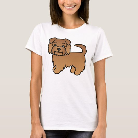 Red Norfolk Terrier T-Shirt (Vorderseite)