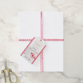 Red North Pole Express Sonderlieferung Geschenkanhänger (Mit Garn)