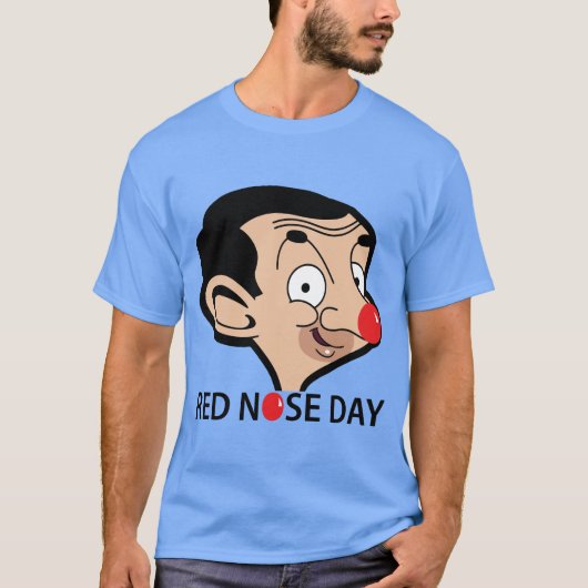 Red Nose Day Mr. Been Comic Relief Tshirt (Vorderseite)
