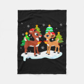Red Nose Reindeer And Clarice Christmas Tree Kids  Fleecedecke (Vorderseite)