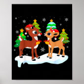 Red Nose Reindeer And Clarice Christmas Tree Kids  Poster (Vorne)