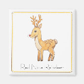 Red Nose Reindeer  Magnet (Vorne)