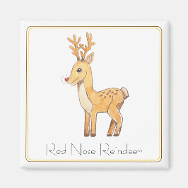Red Nose Reindeer Magnet