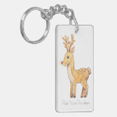 Red Nose Reindeer  Schlüsselanhänger (Vorderseite links)