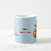 Red Nose Reindeer Vintage Kunst Kaffeetasse (Mittel)