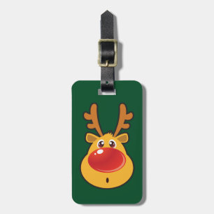 Red Nosed Reindeer Gepäckanhänger