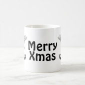 Red Nosed Rudolph mit Mustache + Ihre Idee Kaffeetasse (Mittel)
