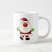 Red Nosed Santa Jumbo-Tasse (Rechts)