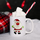 Red Nosed Santa Kaffeetasse