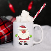 Red Nosed Santa Kaffeetasse