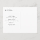 Red Now and Then Class of 2022 Graduation Ankündigungspostkarte (Rückseite)