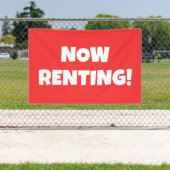 Red Now Renting Banner (Insitu)