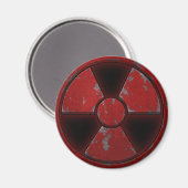 Red Nuke Magnet (Vorderseite/Rückseite)