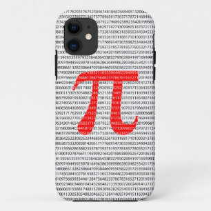 Red Number pi ist ein mathematisches Konstantensym Case-Mate iPhone Hülle