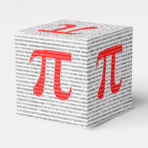 Red Number pi ist ein mathematisches Konstantensym Geschenkschachtel