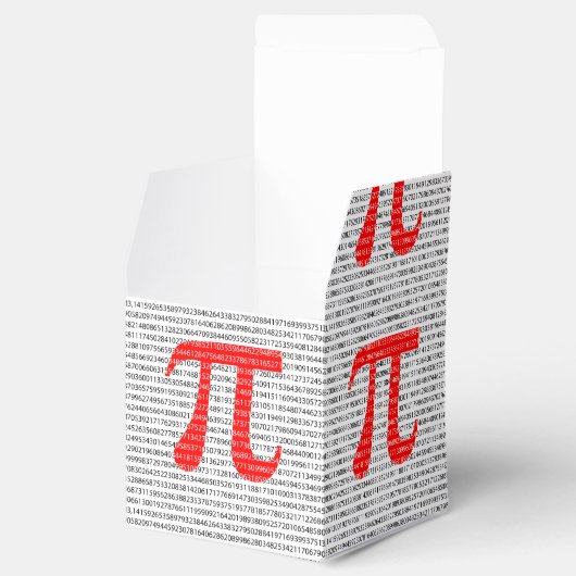 Red Number pi ist ein mathematisches Konstantensym Geschenkschachtel (Geöffnet)