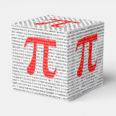 Red Number pi ist ein mathematisches Konstantensym Geschenkschachtel (Rückseite)