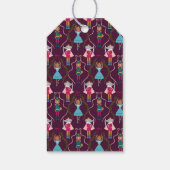 Red Nutcracker Animal Frohe Weihnachten Geschenkanhänger (Rückseite)