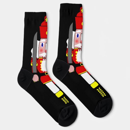 Red Nutcracker Christmas Socken (Rechts)