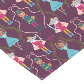 Red Nutcracker Fantasy Pattern Mittelgroßer Tischläufer (Ecke)