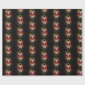 Red Nutcracker Geschenkpapier (Flach)