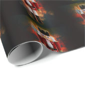 Red Nutcracker Geschenkpapier (Rolleneckpunkt)