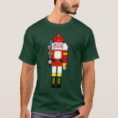 Red Nutcracker Soldier Weihnachten T-Shirt (Vorderseite)