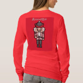 Red Nutcracker Weihnachts-T - Shirt (Rückseite)