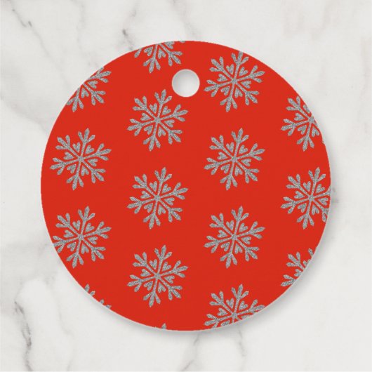 Red Nutcracker Weihnachtsfeiertag Geschenkanhänger (Rückseite)