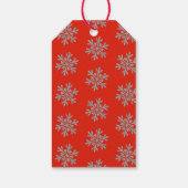 Red Nutcracker Weihnachtsfeiertag Geschenkanhänger (Rückseite)