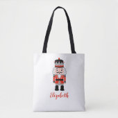 Red Nutcracker Weihnachtsfeiertag Tasche (Vorderseite)