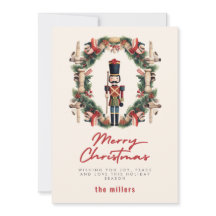 Red Nutcracker Wreath Weihnachten