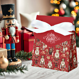 Red Nutcrackmuster Weihnachtsgeschenk Geschenkschachtel